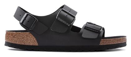 Birkenstock Milano Bf Ανδρικά Σανδάλια σε Μαύρο Χρώμα Narrow Fit από το Z-mall