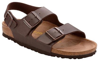 Birkenstock Milano Birko-Flor Ανδρικά Σανδάλια σε Καφέ Χρώμα Narrow Fit από το ProjectShops