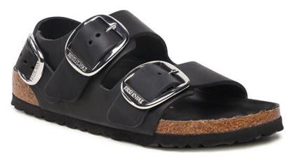 Birkenstock Milano Γυναικεία Σανδάλια σε Μαύρο Χρώμα Narrow Fit