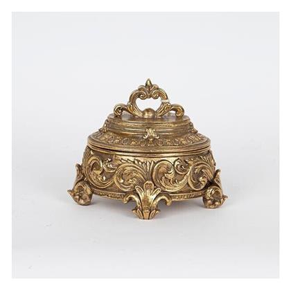 Μπιζουτιερα Ρεσιν Αντικε Χρυση 15x12x11.5cm 13169 752-17083