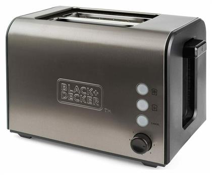 Black & Decker BXTO900E Φρυγανιέρα 2 Θέσεων 900W Inox