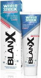 Blanx White Shock Blue Formula Λεύκανση Ταχείας Δράσης 75ml από το Pharm24