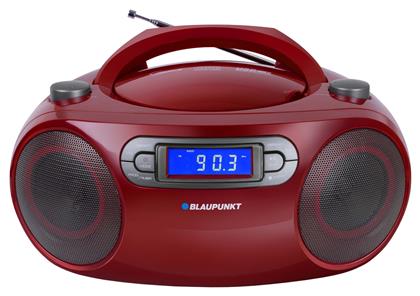 Blaupunkt Φορητό Ηχοσύστημα Boombox με CD / MP3 / USB / Ραδιόφωνο σε Κόκκινο Χρώμα