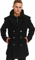 ΜΠΛΕ ΜΑΛΛΙΝΟ/ΦΟΥΤΕΡ ΠΑΛΤΟ - 530873 από το Style Icon Boutique
