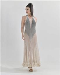 Ble Resort Collection Γυναικείο Μακρύ Φόρεμα Παραλίας Μπεζ από το Esmarket