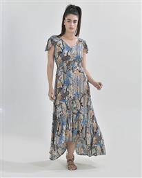 Ble Resort Collection Γυναικείο Μακρύ Φόρεμα Παραλίας Πολύχρωμο από το Esmarket