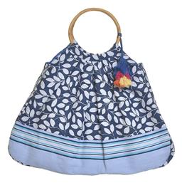 Ble Resort Collection Υφασμάτινη Τσάντα Θαλάσσης Μπλε
