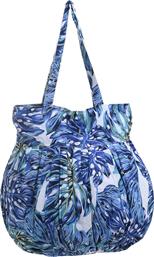 Ble Resort Collection Υφασμάτινη Τσάντα Θαλάσσης σε Μπλε χρώμα από το Katoikein