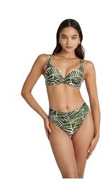 Blu4u Amazon Stripes Bikini Σουτιέν Πράσινο