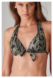 Blu4u Bikini Τριγωνάκι με Ενίσχυση Animal Print Χακί από το Zaboo