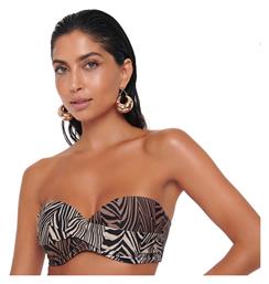 Bluepoint African Queen Strapless Bikini Top Καφέ