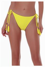 Bluepoint Solids Bikini Slip με Κορδονάκια Κίτρινο