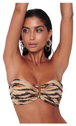 Bluepoint Strapless Bikini Top με Ενίσχυση Animal Print