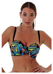 Bluepoint Strapless Bikini Top με Ενίσχυση Blue από το Zaboo