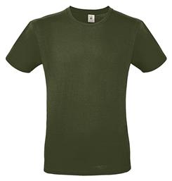 B&C E150 Ανδρικό Διαφημιστικό T-shirt Κοντομάνικο Urban Khaki από το Blooza