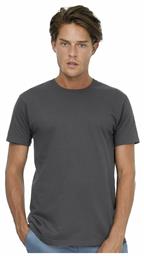 B&C E190 Ανδρικό Διαφημιστικό T-shirt Κοντομάνικο Dark Grey από το Blooza