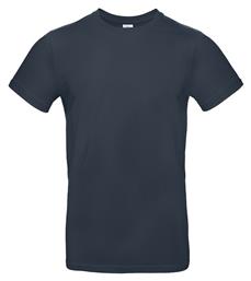 B&C E190 Ανδρικό Διαφημιστικό T-shirt Κοντομάνικο Navy από το Blooza