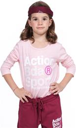 Body Action Παιδική Χειμερινή Μπλούζα Μακρυμάνικη για Κορίτσι Ροζ 062901-14 από το Outletcenter