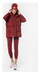 Body Action Αμάνικο Μπουφάν Puffer Dark Maroon