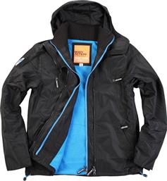 Body Action Winter Fleece Lined Jacket 073617 Black από το ProteinStar