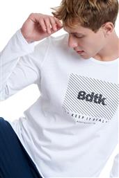 BodyTalk 1202-950826 Ανδρική Μπλούζα Μακρυμάνικη Λευκή από το Bodytalk