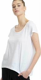 BodyTalk 1211-901628 Γυναικείο T-shirt Λευκό με Λαιμόκοψη V