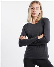BodyTalk 1212-909026 Μακρυμάνικη Γυναικεία Αθλητική Μπλούζα Charcoal από το Cosmos Sport
