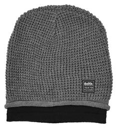 BodyTalk Beanie Unisex Σκούφος Πλεκτός σε Γκρι χρώμα από το Outletcenter