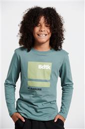 BodyTalk Παιδική Χειμερινή Μπλούζα Μακρυμάνικη Πράσινη από το Outletcenter