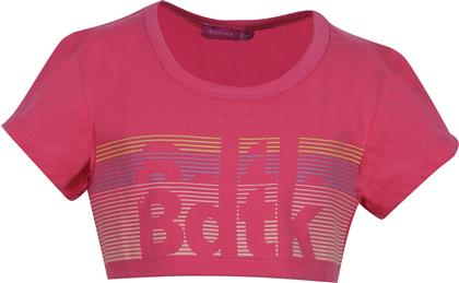 BodyTalk Παιδικό Καλοκαιρινό Crop Top Κοντομάνικο για Κορίτσι Ροζ από το Bodytalk