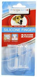 Boga Silicone Finger Οδοντόβουρτσα Σκύλου για Μικρόσωμες Φυλές 120gr 2τμχ