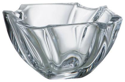 Bohemia Neptune Διακοσμητικό Μπωλ Κρυστάλλινο Διάφανο 19x19x9.5cm