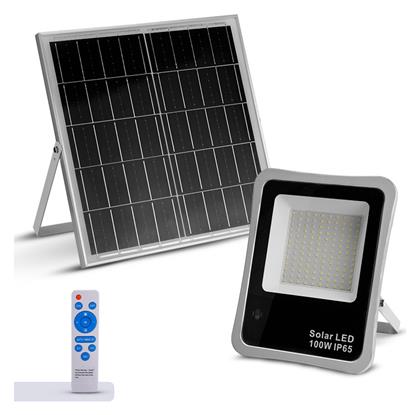 Bormann BLF2350 Ηλιακός Προβολέας LED 100W Ψυχρό Λευκό 6500K με Φωτοκύτταρο και Τηλεχειριστήριο