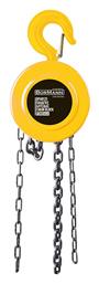 Bormann Παλάγκο Αλυσίδας BPA9131 για Φορτίο Βάρους έως 1t σε Κίτρινο Χρώμα από το Plus4u
