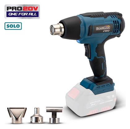 Bormann Pro BBP5250 Πιστόλι Θερμού Αέρα 20V Solo με Ρύθμιση Θερμοκρασίας εως και 550°C