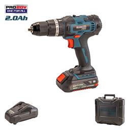 Bormann Pro Κρουστικό Δραπανοκατσάβιδο Μπαταρίας Brushless 20V 1x2Ah