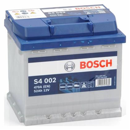 Bosch Μπαταρία Αυτοκινήτου S4002 με Χωρητικότητα 52Ah και CCA 470A από το Saveltrade