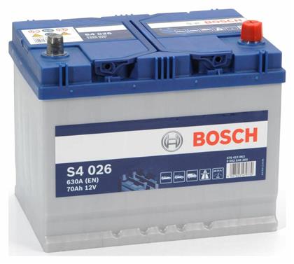 Bosch Μπαταρία Αυτοκινήτου S4026 με Χωρητικότητα 70Ah και CCA 630A