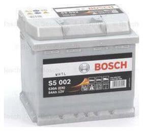 Bosch Μπαταρία Αυτοκινήτου S5002 με Χωρητικότητα 54Ah και CCA 530A από το Saveltrade