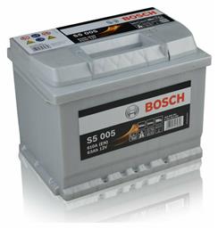 Bosch Μπαταρία Αυτοκινήτου S5005 S5005 με Χωρητικότητα 63Ah και CCA 610A