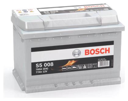 Bosch Μπαταρία Αυτοκινήτου S5008 με Χωρητικότητα 77Ah και CCA 780A από το Saveltrade