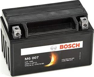 Bosch Μπαταρία Μοτοσυκλέτας M6007 με Χωρητικότητα 6Ah από το Saveltrade