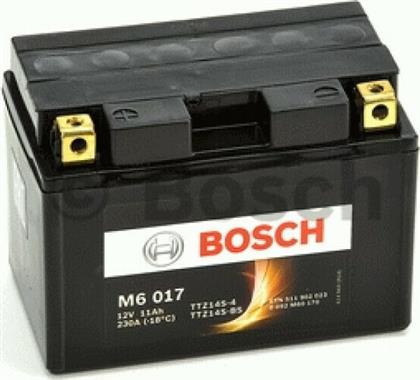 Bosch Μπαταρία Μοτοσυκλέτας M6017 με Χωρητικότητα 11Ah από το Saveltrade