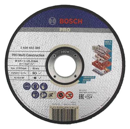 Bosch Δίσκος Κοπής Πολλαπλών Εφαρμογών Rapido 125x1mm 2608602385 1τμχ από το Esmarket