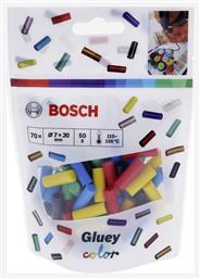 Bosch Φυσίγγια Θερμοκόλλας Mini-Sticks Χρωματιστά 2608002005 70τμχ
