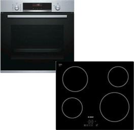 Bosch HBA5360S0 + PKE611B17E Φούρνος άνω Πάγκου 71lt με Εστίες Κεραμικές από το Elektrostore24