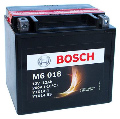 Bosch M6018 Μπαταρία Μοτοσυκλέτας YTX14-BS 200A με Χωρητικότητα 12Ah από το Saveltrade