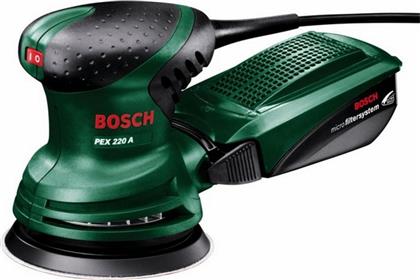 Bosch PEX 220 A Έκκεντρο Τριβείο 125mm Ρεύματος 220W με Σύστημα Αναρρόφησης από το e-shop
