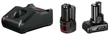 Bosch Σετ 2 Μπαταριών Εργαλείου Λιθίου 12V με Φορτιστή GAL 12V-40