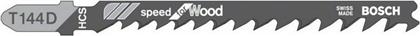 Bosch T144D Λάμα Speed for Wood για Ξύλο 92mm